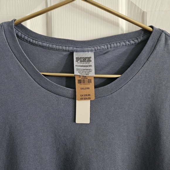 NWT Victorias Secret PINK Dreamer Cotton Tee - Picture 3 of 6